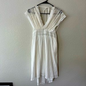 Promesa white lacy dress